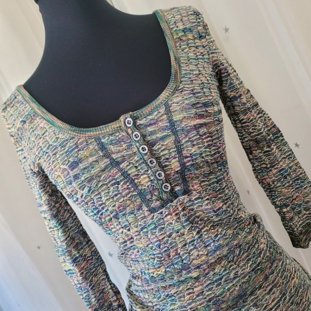 🍒FREE PEOPLE🍒 VINTAGE BODYCON MINI DRESS